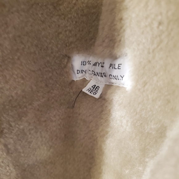 CAMPUS VINTAGE MEN'S DOUBLE BREASTED TRENCHCOAT TAN SIZE 46R - Picture 8 of 12